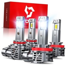 H11 9005 Bulbs Combo, H8 H9 HB3 Light Bulbs, 64000LM, 99 Vehicle 9005 H11