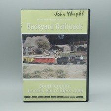Backyard Railroads South County Garden Railroaders 2009 DVD Train Hobby Video
