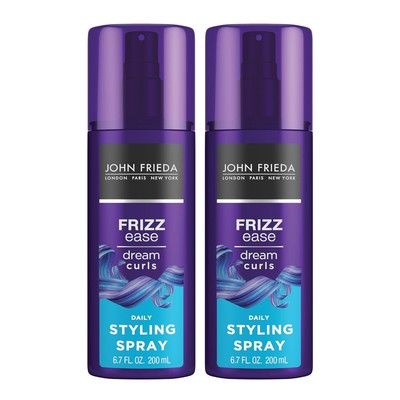 John Frieda Anti Frizz, Frizz Ease Dream Curls Daily 6.7 Fl Oz (Pack of 2) 