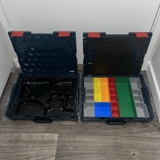 BOSCH L-BOXX 102 Sortimo Organizer + 12V Tool Inlay 2-Case Lot - Click & Go