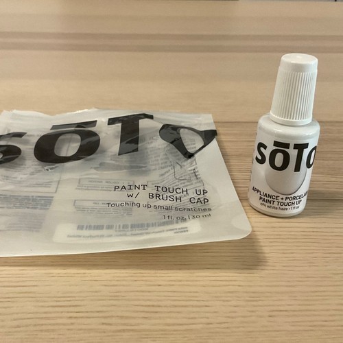 Soto White Paint Touch Up Appliance+Porcelain High-Gloss No. 04 White Haze