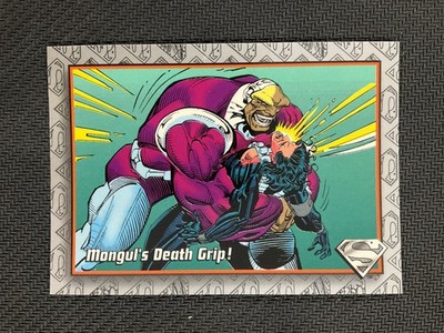 1993 SkyBox The Return of Superman #78 Mongul's Death Grip!