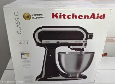 KitchenAid CLASSIC 5K45SSEOB 4,3L Küchenmaschine - Onyx Schwarz