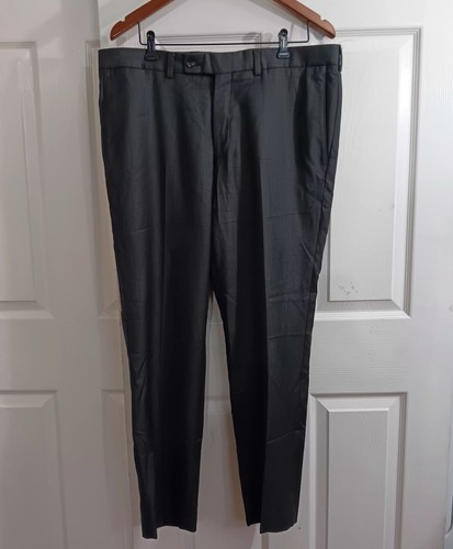 Ted Baker, VTG Ted Baker London 100% Wool Dress Pants Mens 36R Gray JEFFERSON Preppy