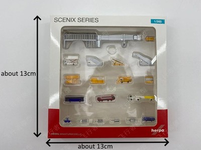 1:500 Herpa Wings GSE Scenix Airport Accessories Set I Support