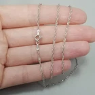 Vintage Sterling Silver Rope Chain Necklace 20 Inches Long Spring Ring 925 Italy