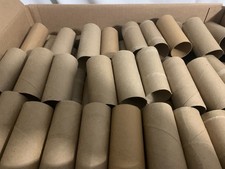 Lot of 100 Empty Toilet Paper Rolls Cardboard Tubes for Arts Crafts DIY Projects