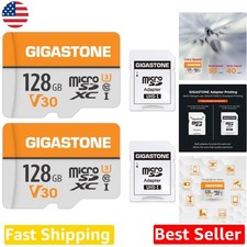 128GB Micro SD Memory Card 2-Pack, 4K Video, UHS-I, Rugged