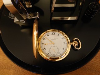 Alte IWC Taschenuhr 585/14K Gelb Gold Savonette Top Zustand