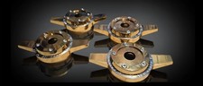 New Zenith Style 2 Bar Knockoffs Two Tone Bar Locking Gold With Chrome