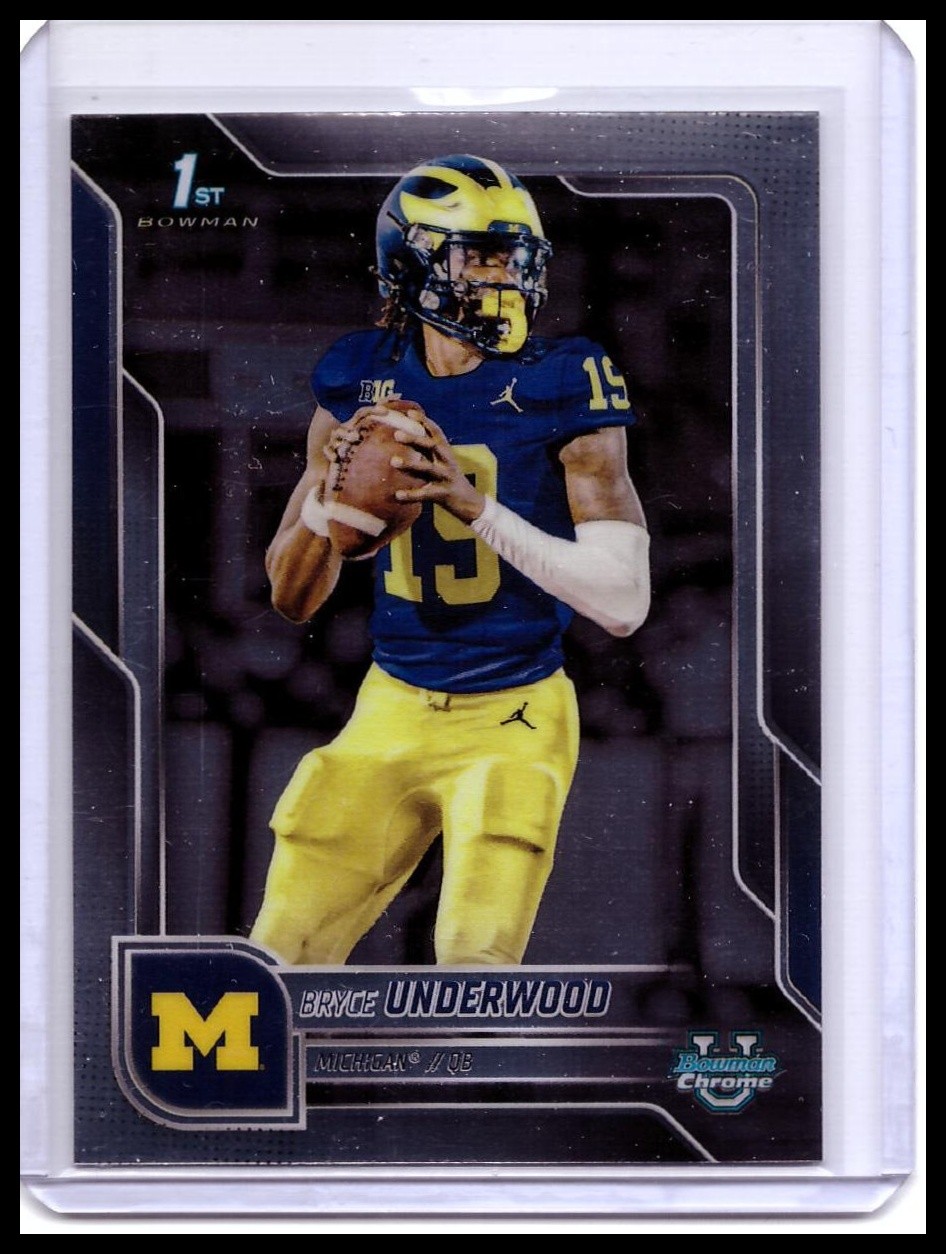 2025 Bowman University Chrome #196 Bryce Underwood