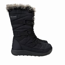 Columbia Minx IV Waterproof Black Titanium Snow Boots Size 6.5