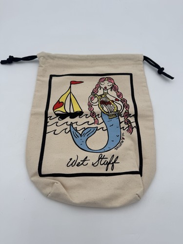 Brighton SEA BREEZE Mermaid Swim Suit Travel Canvas Bag - Wet Stuff - EXCELLENT