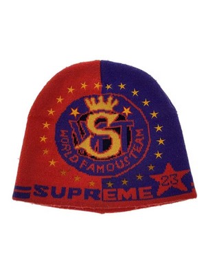 Supreme × UMBRO Knit Cap Acrylic, Red, Solid Color, Men's