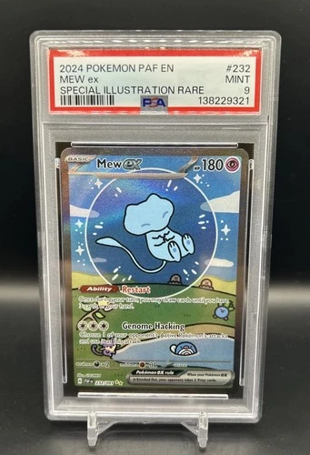 2024 Pokemon Paldean Fates Mew ex #232/091 PSA 9