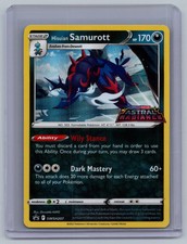 SWSH: Carte Promo Spada e Scudo Hisuian Samurott Stella Nera Promo #SWSH207