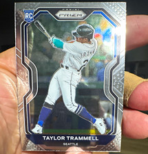 Panini 2021 Prizm Baseball Taylor Trammell Seattle Mariners Rookie Card #28. rookie card picture