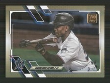 2021 Topps Update Gold Foil #US98 Magneuris Sierra Miami Marlins 42087