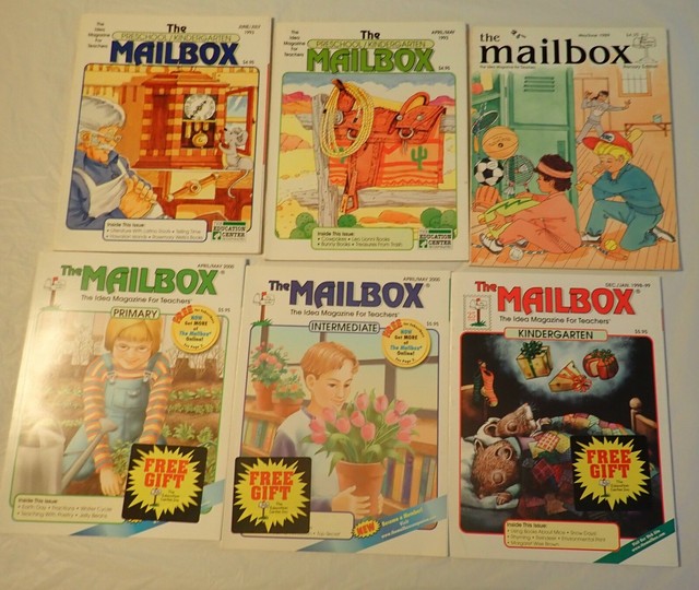 Lot Of 6 The Mailbox Magazine Preschool Kindergarten Primary 
