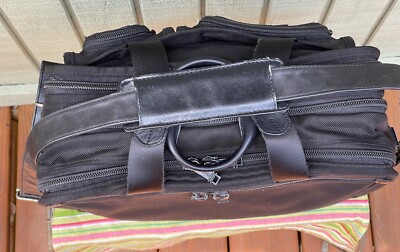 TUMI ALPHA 26141DH Expandable Organizer Laptop Briefcase Black | eBay