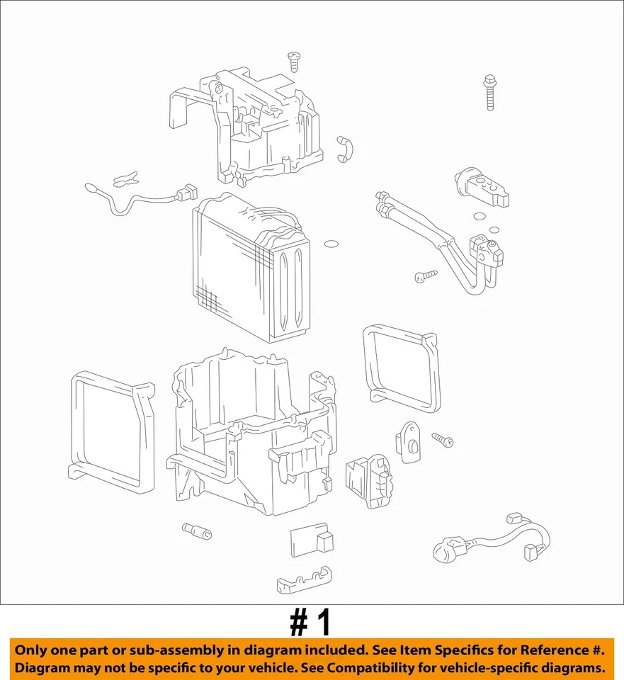 Used A/C Evaporator Core fits: 1996 Toyota 4 runner  Grade A - Image 4 of 4