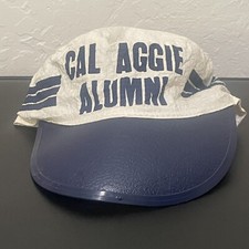 Vintage Cal Aggie UC Davis Alumni Cycling Hat Cap 1988 Homecoming Blue 80s