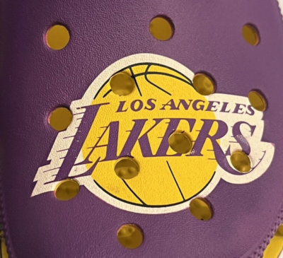 NEW Los Angeles Lakers Crocs Basketball NBA Clog Men display picture 2