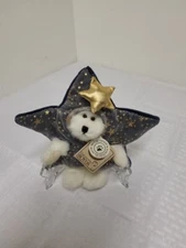 NWT Boyd's Bear TJs Best Dressed Stella White Bear in Blue Star Outfit