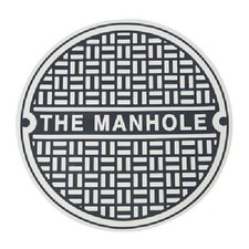 The Manhole Toilet Cover Suction Cups Gag Gift By Big Mouth Toys
