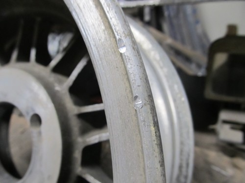 VINTAGE 14 x 5.5" WESTERN BULLET WHEEL 4-LUG DATSUN FORD CHEVY NOVA FALCON COMET - 第 12/12 張圖片