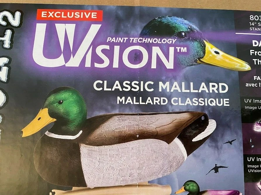 Flambeau Storm Front 2 - Duck Decoys Classic Mallard Floaters 6-Pack U-Vision - Image 3 of 4