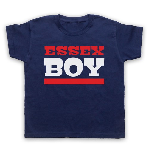 ESSEX BOY SLOGAN THE ONLY WAY PROUD COUNTY FUNNY COOL KIDS CHILDS T ...