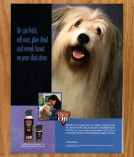 Dust Off DuPont Bearded Collie - Video Game Print Ads Poster Promo Art 2000