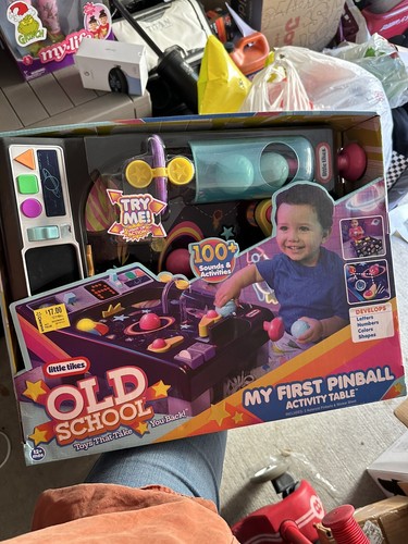 Old School My First Pinball Activity Table, Letters, Numbers, Planets ...