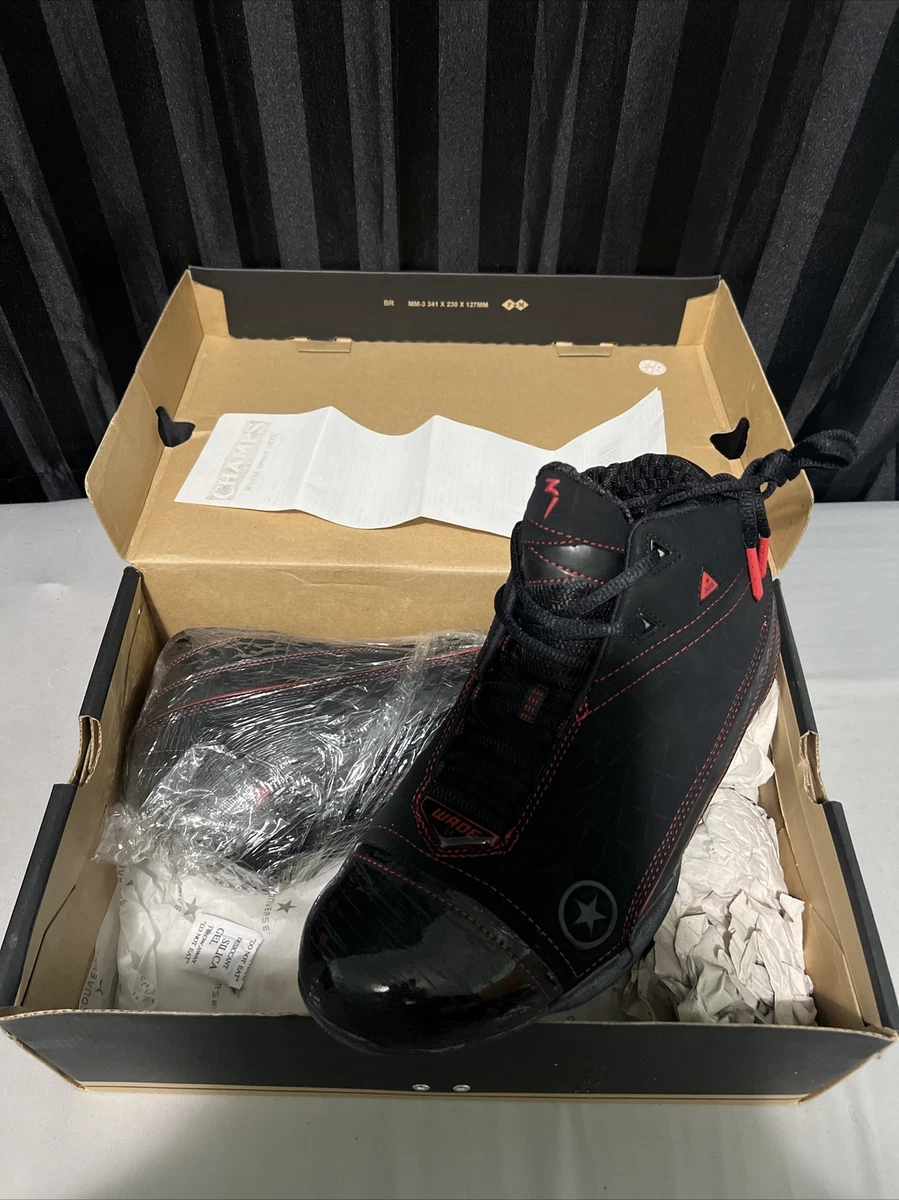 Dwyane Wade Converse 1.3 Mid Size 8.5 Black Red 1Z401 Miami Heat 305 Edition