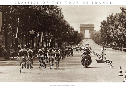 Tour de France CHAMPS ELYSEES FINISH 1975 Vintage Cycling