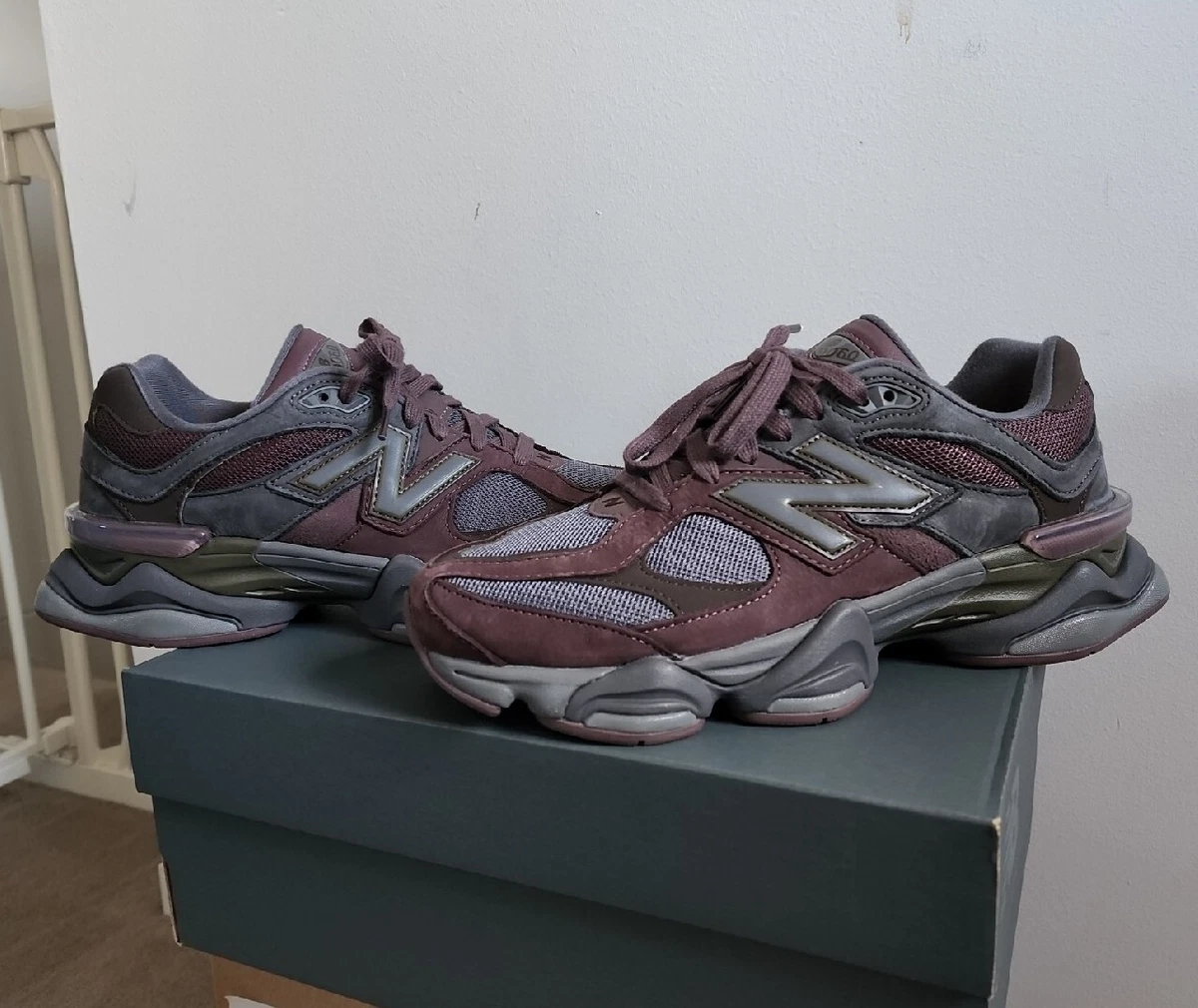 New Balance U9060BCG 10 9060 brown grey green beef broccoli purple  