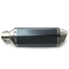 Exhaust muffler Force for Kawasaki ZX-12R Silencer Carbon Look-Stainless Steel
