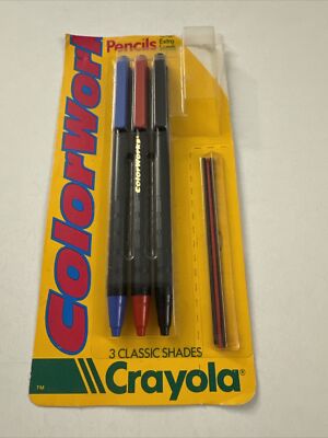 Vintage Crayola Color Works Classic Shades Erasable Mechanical Pencil C33
