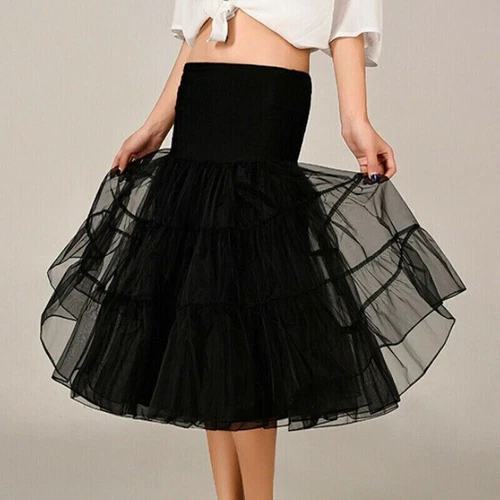 50's Petticoat Underskirt Retro Vintage Swing 1950's Rockabilly-UK-- - Picture 4 of 9