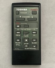 Toshiba VC-76 UM-4 Remote Control for M6000 VCR Made in Japan