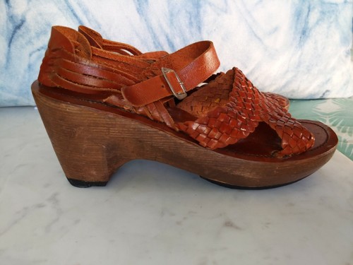 huarache platform sandals