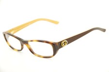 New Authentic Gucci Glasses 3202 O36 Tortoise Yellow 51mm Frames Eyeglasses RX