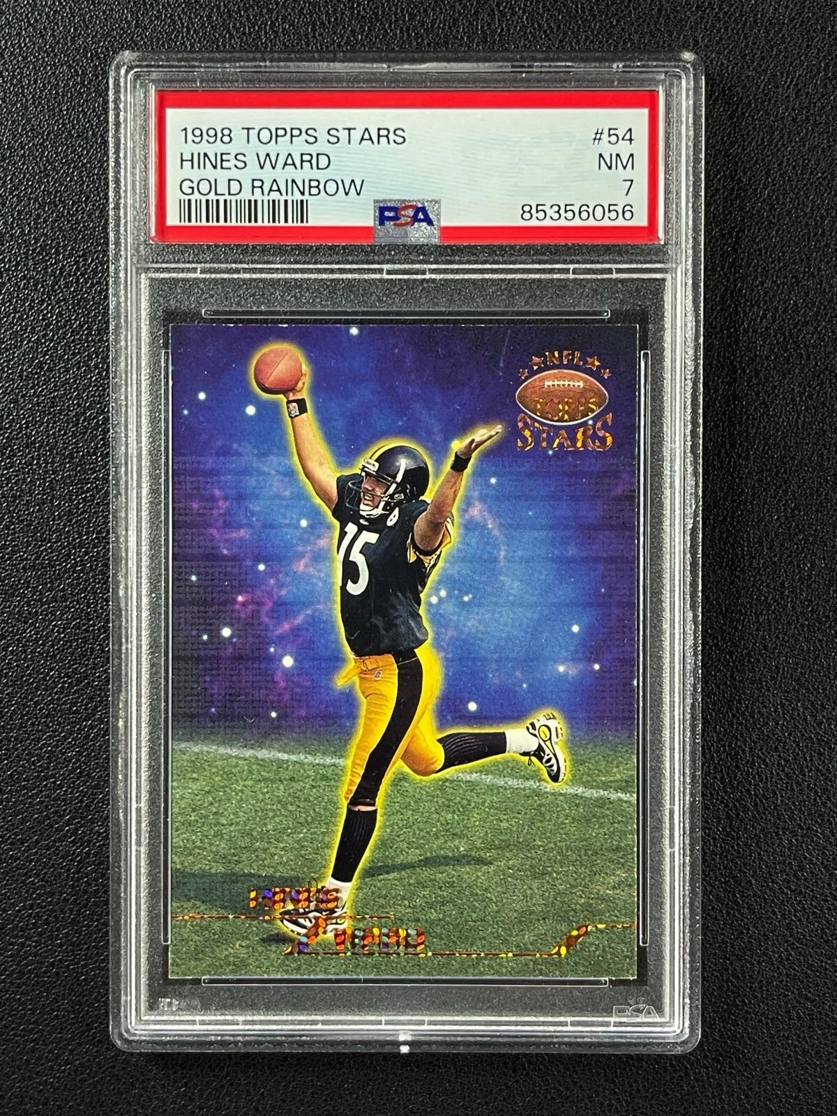 Hines Ward Topps Stars #54 Gold Rainbow