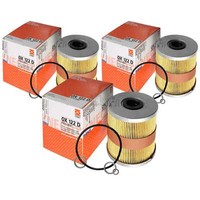 3X Mahle / Knecht ÖLfilter OX 122D Oil Filter