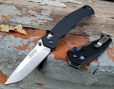 Axis Lock Pocket Knife Ball Bearing Pivot G10 Tip-Up Tanto 8CR13 EDC Blade