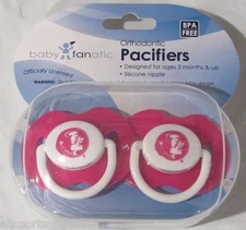 NCAA Florida State Seminoles Pacifier set of Pink Color w/Case by baby fanatic