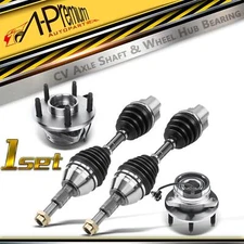 A-Premium 4x CV Axle Shaft Wheel Hub Bearing Front for Chevrolet Malibu Pontiac
