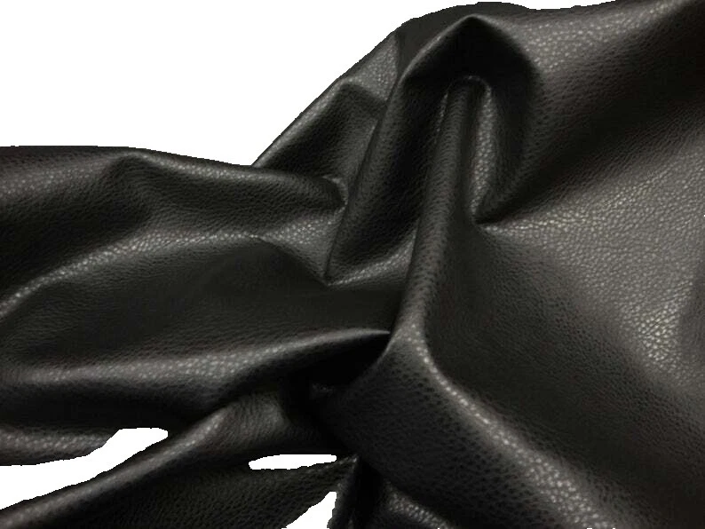 Géneros artesanales Negro costura de cuero de imitación