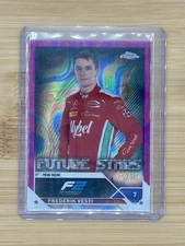 Frederik Vesti 2023 Topps Chrome Formula 1 F2 Racing Fuschia Lava /250 #70